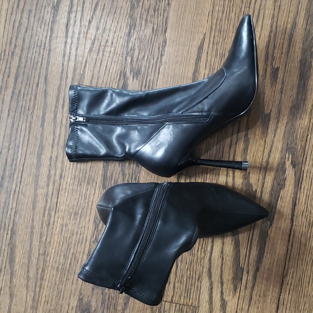 Leather Like Booties